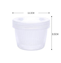 Round Transparent Double-Layer Sealing Storage Box